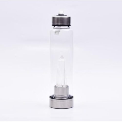 Natural hexagonal crystal energy glass water cup - Image 10