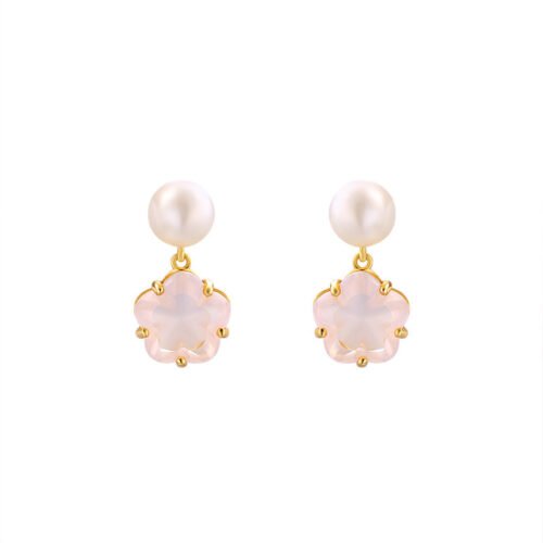 Anti Allergic Natural Pearl Earrings - Image 2