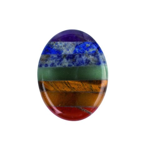 Oval Thumb Natural Crystal Pressing Decompression Stone - Image 4