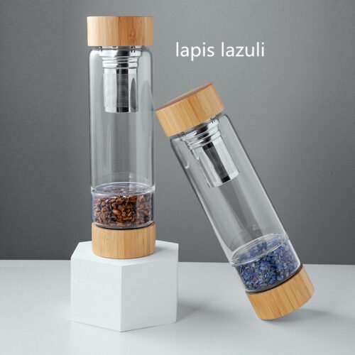 Natural Crystal Crushed Stone Glass Energy Cup - Image 6