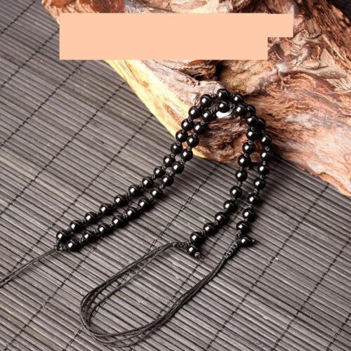 Natural Crystal Obsidian Fox Necklace - Image 5