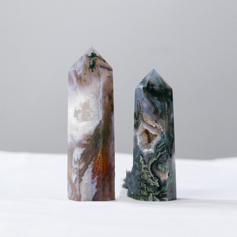 Natural Crystal Hexagonal Column Agate - Image 4