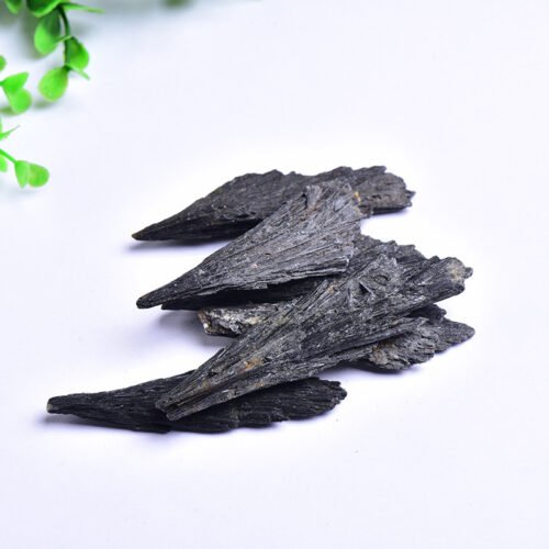 Natural Black Tourmaline Raw Stone - Image 4