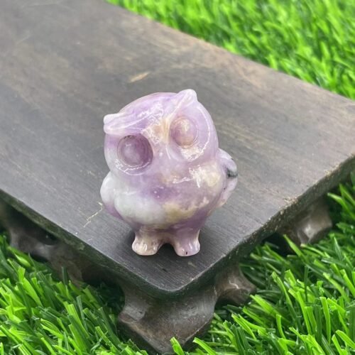 3.5cm Natural Crystal Owl - Image 9