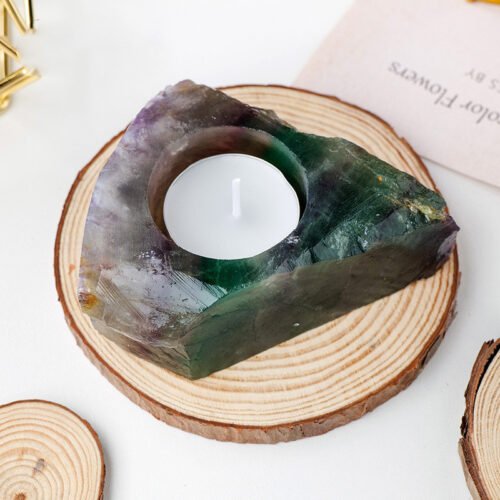 Natural Crystal Candle Holder Ornaments - Image 8