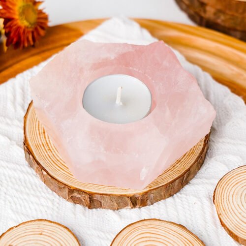 Natural Crystal Candle Holder Ornaments - Image 6
