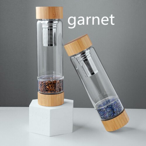 Natural Crystal Crushed Stone Glass Energy Cup - Image 10