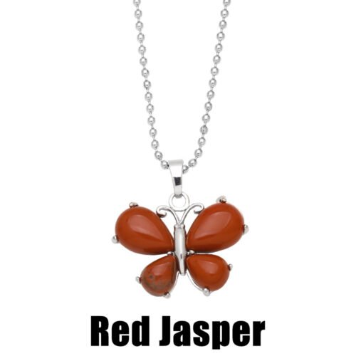 Crystal Butterfly Necklace Pendant - Image 3