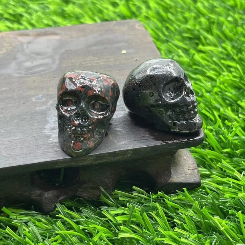 Natural Crystal Carved Skull - Image 6