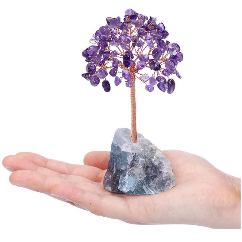 Natural Crystal Tree Fluorite Base Ornaments - Image 3