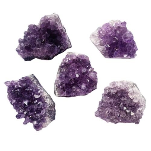 Natural Crystal Amethyst Block Ornaments - Image 4