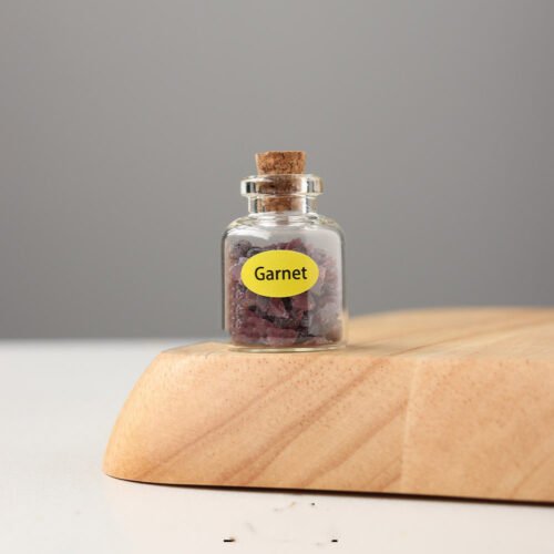 Natural Raw Crystals Glass Bottle - Image 7