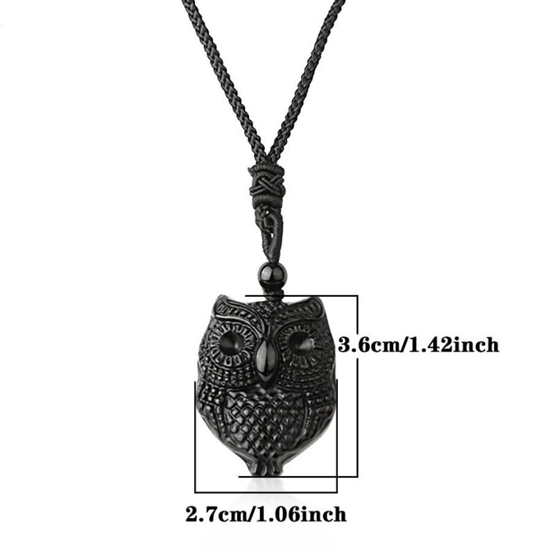 Natural Obsidian Pendant - Image 2