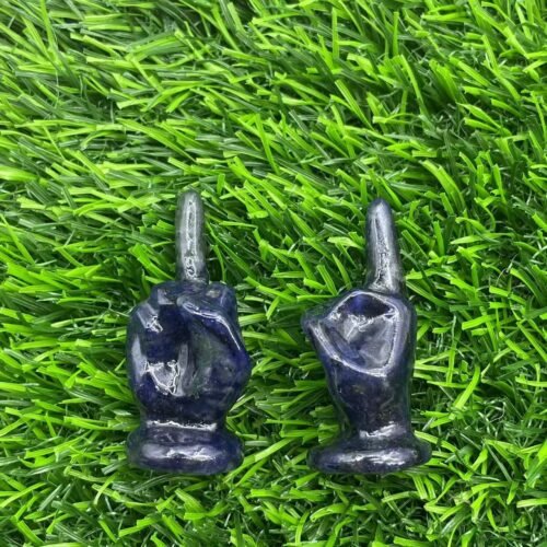 Natural Crystal Carved Middle Finger - Image 4