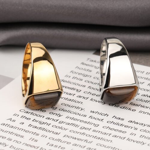 Tiger Eye Stone Ring Stainless Steel - Image 5