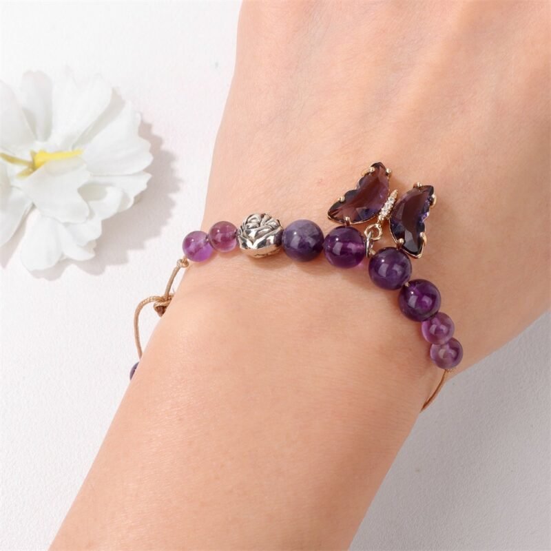 Women's Natural Crystal Stone Bracelet